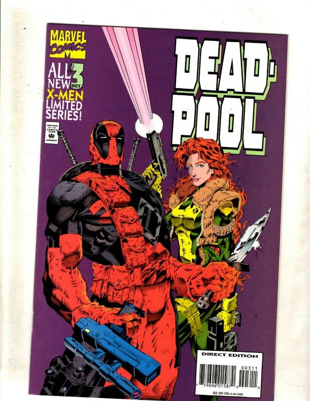 DEADPOOL Complete Marvel Comics LTD Series # 1 2 3 4 Cable X-Force X-Men J361