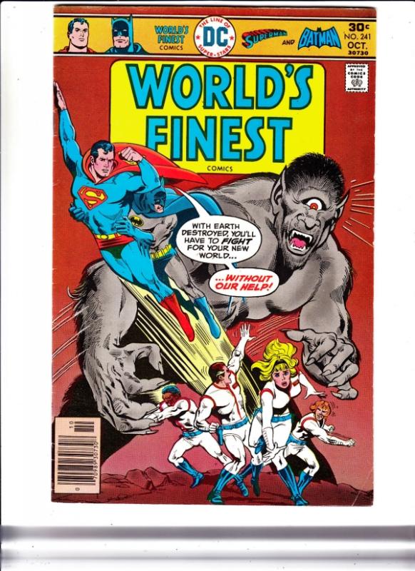 World's Finest #241 (Oct-76) VF High-Grade Superman, Batman, Robin