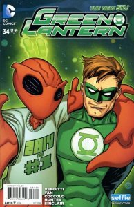 Green Lantern #34 DCU Selfie Variant Edition Comic Book 2014 New 52 - DC