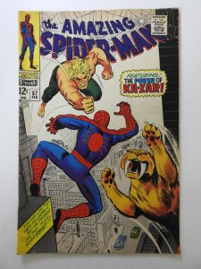The Amazing Spider-Man #57 (1968) Guest Starring Ka-zar! Sharp VG Condition!
