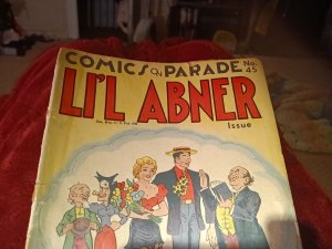 Comics On Parade #45 WW2 Era 1944 Li'l Abner Al Capp Golden Age Daisy Mae Dream!