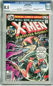X-Men #99 (1976) CGC 8.5! OWW Pages!