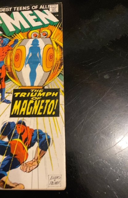 The X-Men #63 (1969)neal admas vs magneto