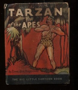 Tarzan Of The Apes #744--1933--ERB--art on every page--Big Little cartoon Book