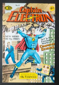 Captain Electron #1 (1986)[KEY] 1st Issue, Introduction of Mr. Computer - VF/NM