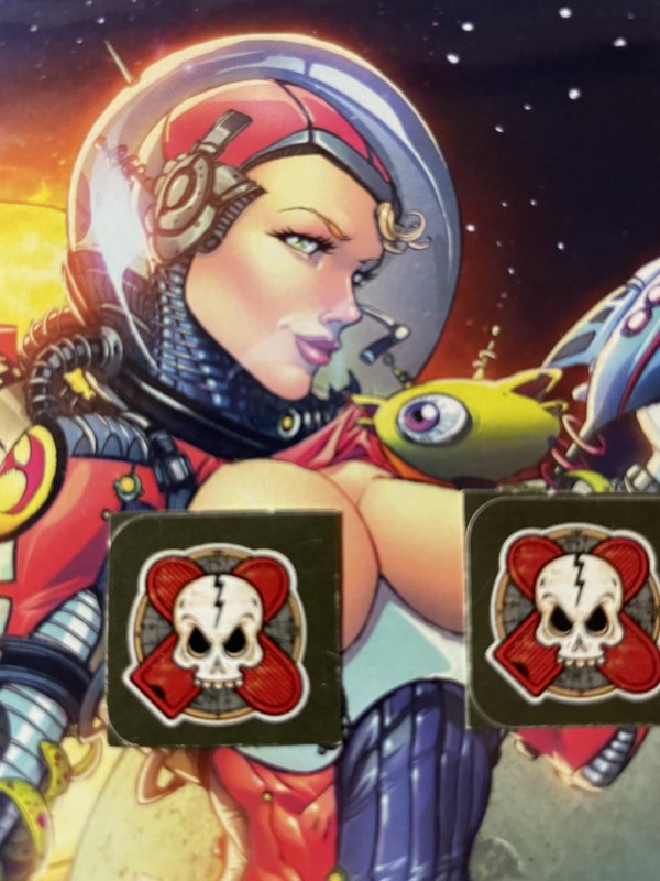 NOTTI & NYCE #1 NAUGHTY MARS ATTACKS EXCLUSIVE SOLD OUT LTD 100 NM+