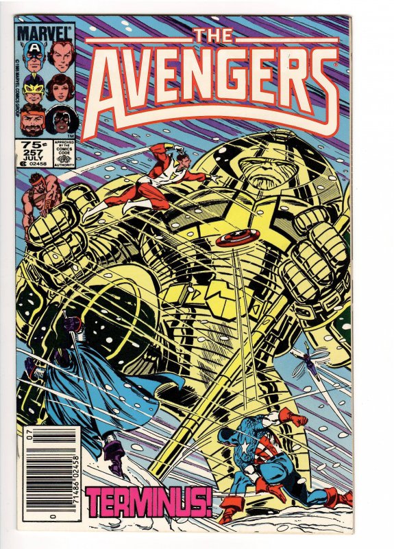 AVENGERS 257 VF/NM 9.0-9.2 1st APPEARANCE NEBULA;IN GOTG;KILLER COPY!!!