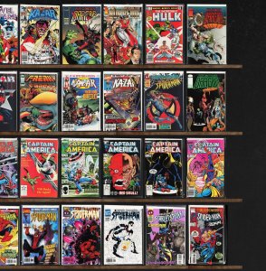 Huge Lot 140+ Comics with Spider-Man 2099, The Avengers & More!
