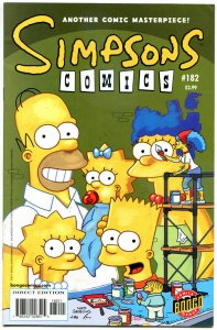 SIMPSONS COMICS 182, VF-, Simpsons, Homer, Lisa, Bongo,1993, Marge,more in store