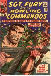 SERGEANT FURY 23 VG+ Oct. 1965 COMICS BOOK