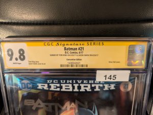 Batman #21 Foil Convention Edition CGC 9.8 Signature Series