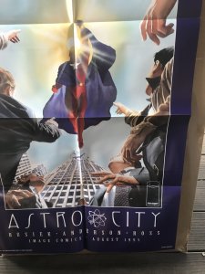 ASTRO CITY #1 Promo poster : Image 1995 NM; Alex Ross art, scarce