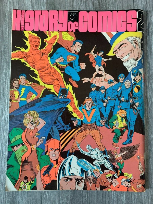 1972 HISTORY OF COMICS 2 by Jim Steranko VG 4.0 Supergraphics Treasury-Sized