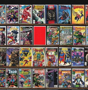 Huge Lot 150+ Comics with X-Factor, Fantastic Four, Avengers West Coast & More!
