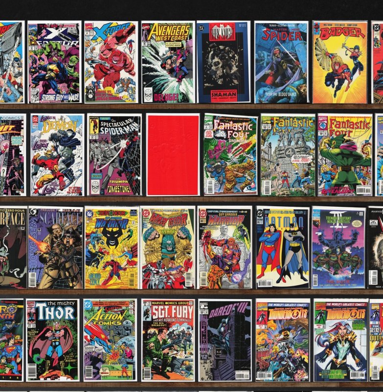 Huge Lot 150+ Comics with X-Factor, Fantastic Four, Avengers West Coast & More!