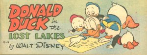 Donald Duck in the Lost Lakes #5 Walt Disney Wheaties 1951 VF-