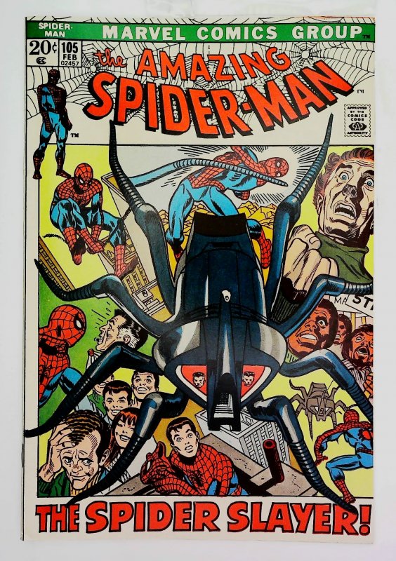 Amazing Spider-Man (1963 series)  #105, VF- (Actual scan)