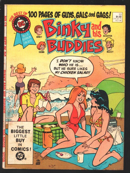 DC Special Blue Ribbon Digest #53 1984-Best of DC-Binky & His Buddies-Swimsui...