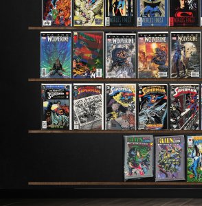 Huge Lot 130+ Comics with Adventures Of Superman, Wolverine & More!