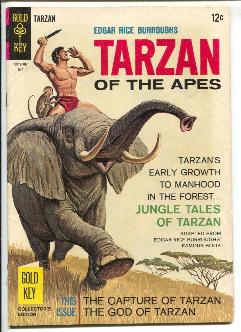 Tarzan 169 1967 Gold Key Edgar Rice Burroughs Jungle Tales Of Tarzan Alberto Comic Books