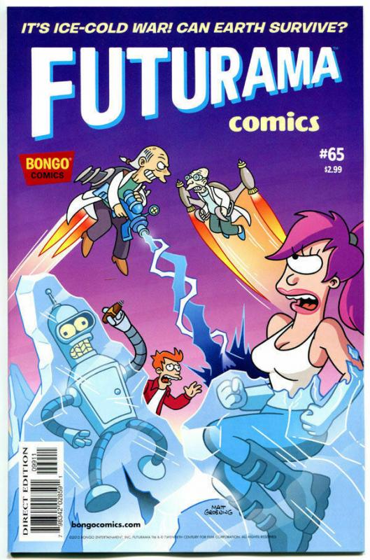 FUTURAMA #65, NM, Bongo ,Fry, Bender, Leela, Professor Farnsworth,more in store