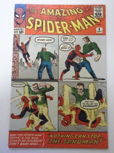 The Amazing Spider-Man #4 (1963) Apparent VG- Condition see description restored