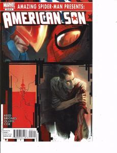 Lot Of 2 Comic Books Marvel American Son #1 and #2  ON8