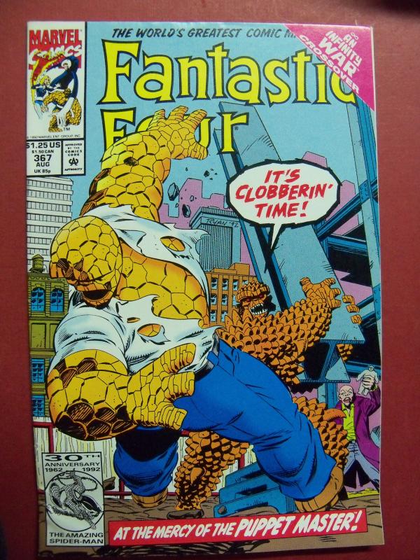 FANTASTIC FOUR #367  (VF/NM 9.0 OR BETTER) MARVEL COMICS