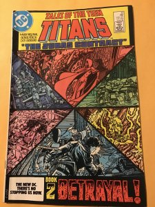 TALES OF THE TEEN TITANS #43 : DC 6/84 Fn+;  1st app JERICHO, Wolfman & Perez