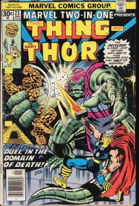 Marvel Two-in-One #23 (1977) The Thing