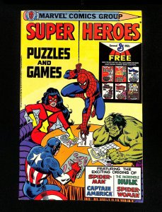 Super Heroes Puzzles and Games #0