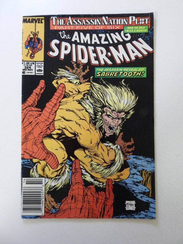 The Amazing Spider-Man #324 (1989) FN- condition