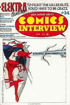 Comics Interview #34 FN; Fictioneer | save on shipping - details inside