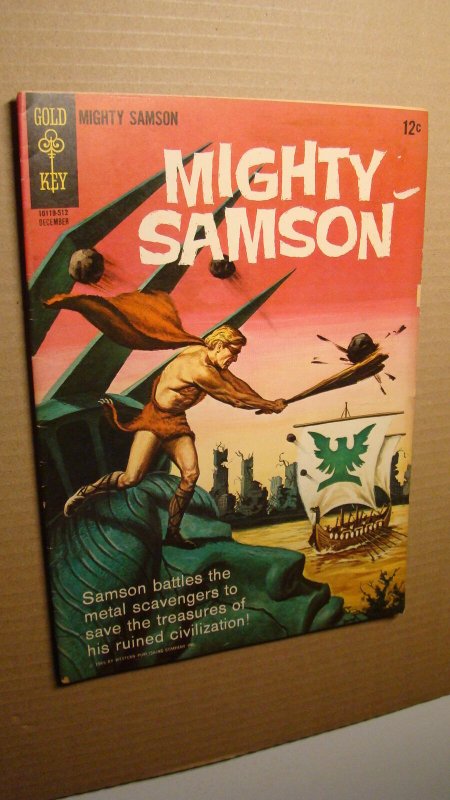 MIGHTY SAMSON 4 *SOLID COPY* GOLD KEY 1965 POST APOCALYPTIC