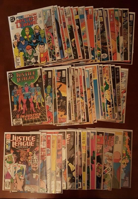 JUSTICE LEAGUE 1 - 53 + ANNUALS (1987) DC