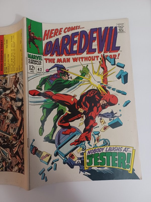 Daredevil #42 - The Jester - 1968 - VF