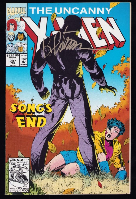 Uncanny X-Men #297 - Signed by Brandon Peterson. Key Issue (8.0) 1993