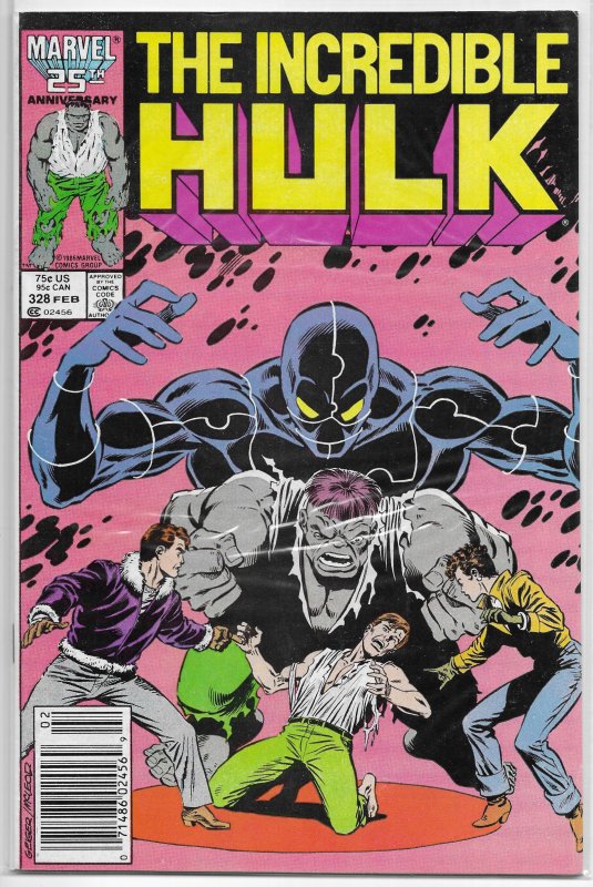Incredible Hulk   vol. 1   #328 VG David/Turner, Geiger cover, grey Hulk