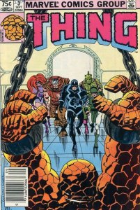 The Thing #3 Sept 1983 Marvel Canadian Variant Comic Book (VF)