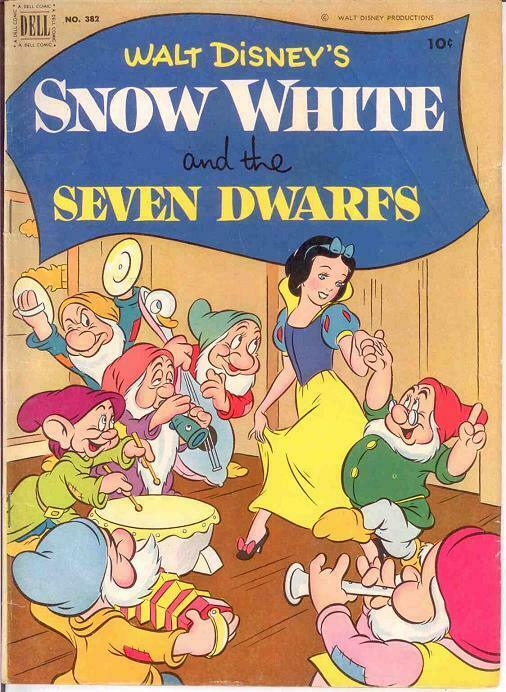 SNOW WHITE & THE SEVEN DWARFS F.C. 382 VG COMICS BOOK