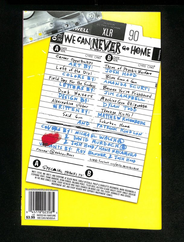 We Can Never Go Home #1 Phantom Variant Black