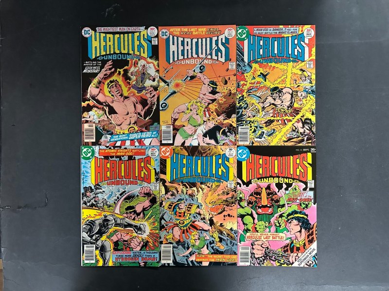 Hercules Unbound (1975) #1-12 Complete VF- Set