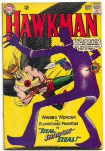 HAWKMAN #5 SHADOW THIEF ON COVER  HAWKGIRL  1964 FN