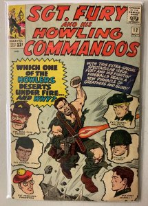 Sgt. Fury Howling Commandos #12 Marvel Josef Goebbels appearance 4.0 VG (1964)