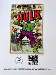 Incredible Hulk # 278 GD Marvel Comic Book Avengers Thor Iron Man 11 J887