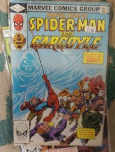 MARVEL TEAM UP # 119  1982  MARVEL SPIDER-MAN + the gargoyle  death 