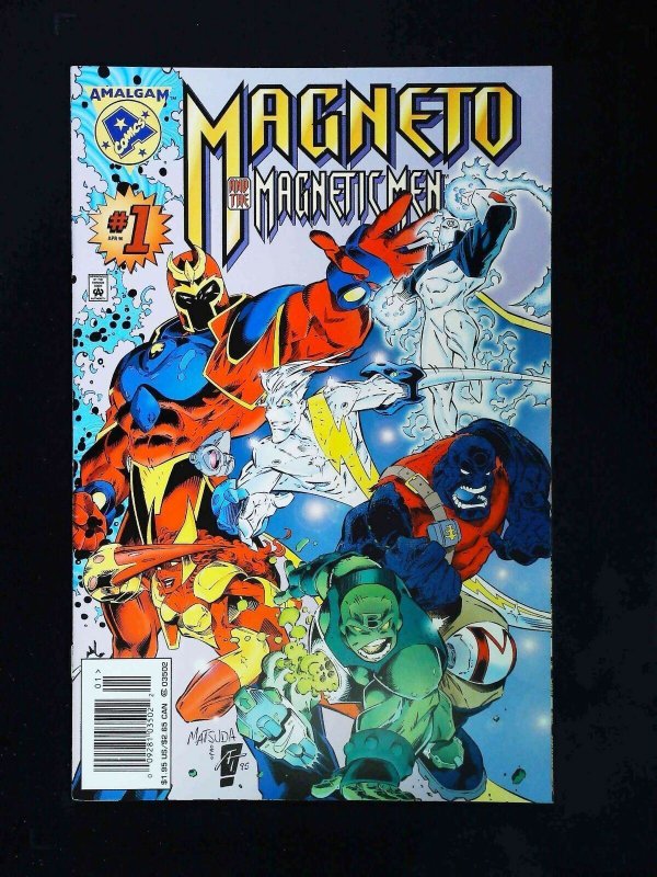 Magneto And The Magnetic Men #1  Marvel/Dc Comics 1996 Vf+ Newsstand
