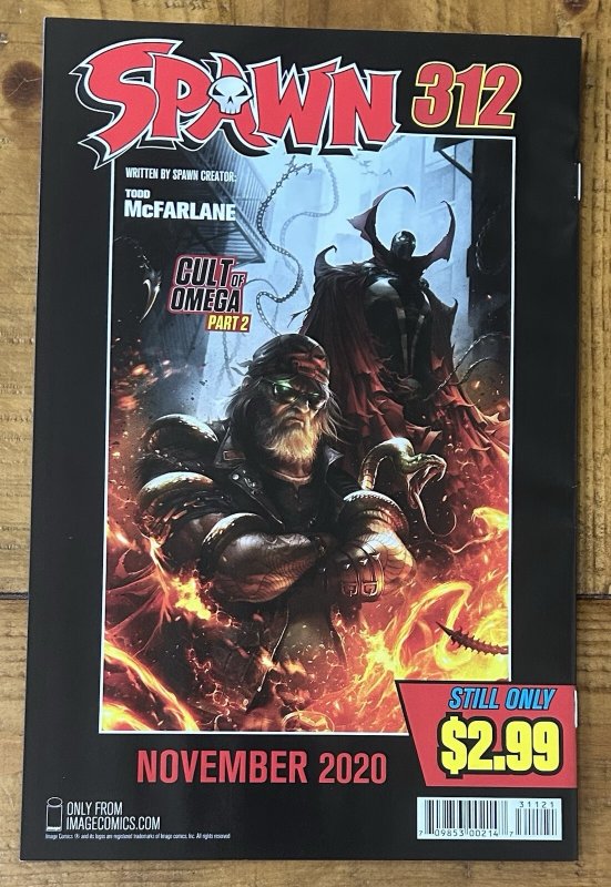 Spawn #311 NM Todd McFarlane Image Comics Chadwick Boseman Variant