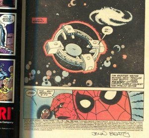 MARVEL SUPER HEROES SECRET WARS #1 - Signed by John Beatty - comic book