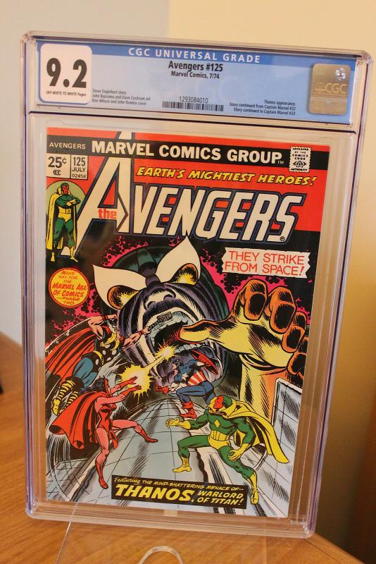 The Avengers #125 (Marvel, 1974) CGC NM- 9.2 Off-white to white pages